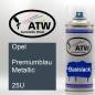 Preview: Opel, Premiumblau Metallic, 25U: 400ml Sprühdose, von ATW Autoteile West.